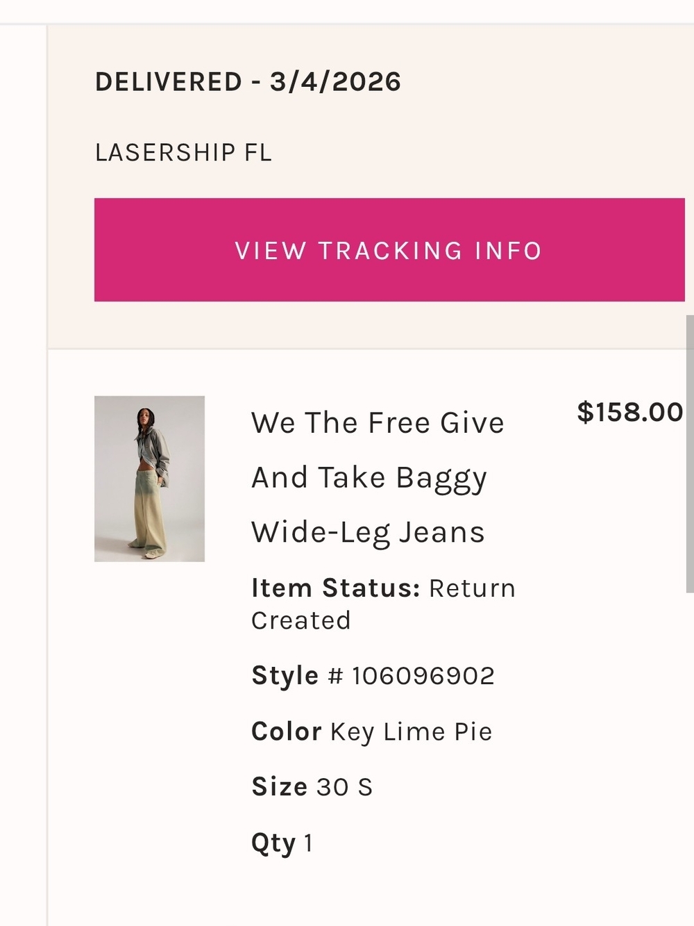 We The Free Wide-Leg Jeans in Key Lime Pie 30 S